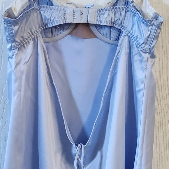 New!For Love And‎ Lemons Paloma Satin Chemise Slips